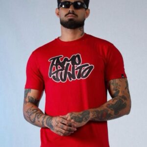 CAMISA LONGLINE VERMELHA